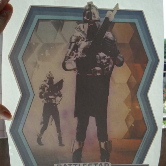 Vintage Battlestar Galactica Cylon Iron-On Transfe